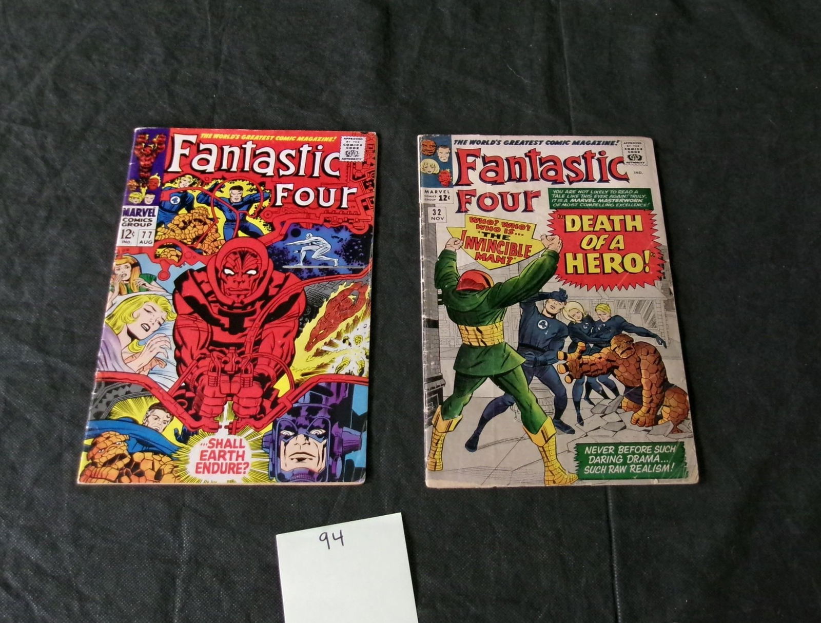 Fantastic Four 32 & 77 Marvel Silver Age Comics (1 of 2)