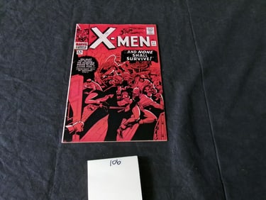 X-men 17 Marvel Silver Age Jack Kirby Art