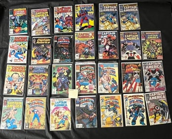 Nice Captain America Marvel Copper Age Comic Lot