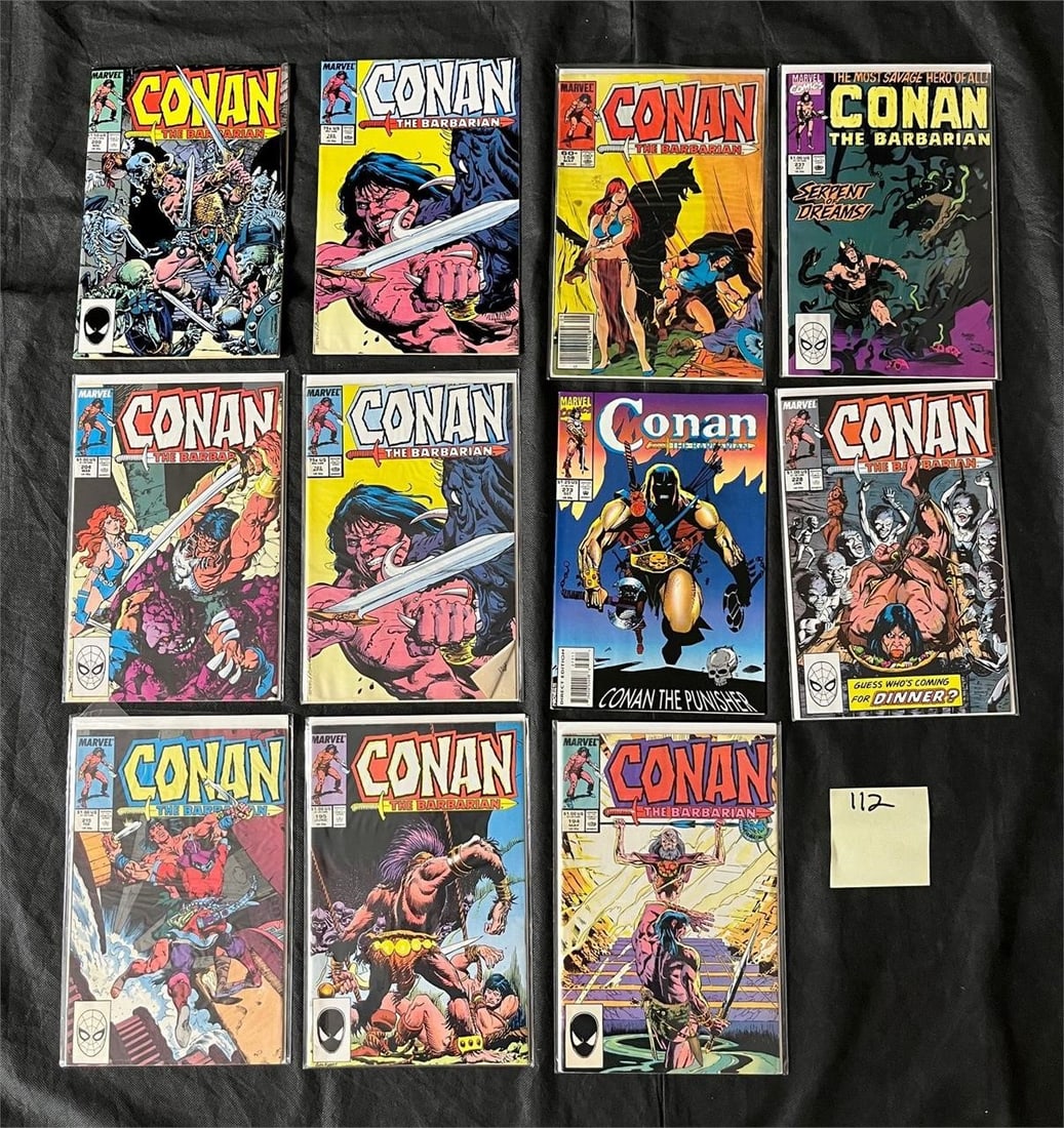 Conan the Barbarian Copper Age Comic Books: Please look at pictures carefully to determine what you believe are the condition of each lot. We offer in person or virtual previews and we can take additional pictures, or answer questions about any