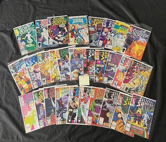 Silver Surfer Copper Age Marvel Comic Lot