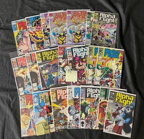 Alpha Flight Marvel Bronze Age First Series Comics