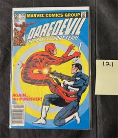 Daredevil 183 Newsstand Edition Vs. Punisher