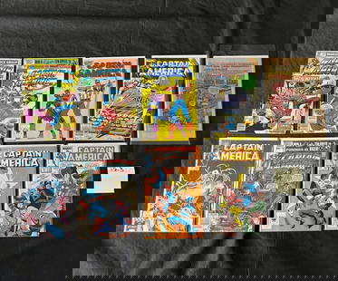 Captain America Marvel Bronze Age Comic Books: Please look at pictures carefully to determine what you believe are the condition of each lot. We offer in person or virtual previews and we can take additional pictures, or answer questions about any