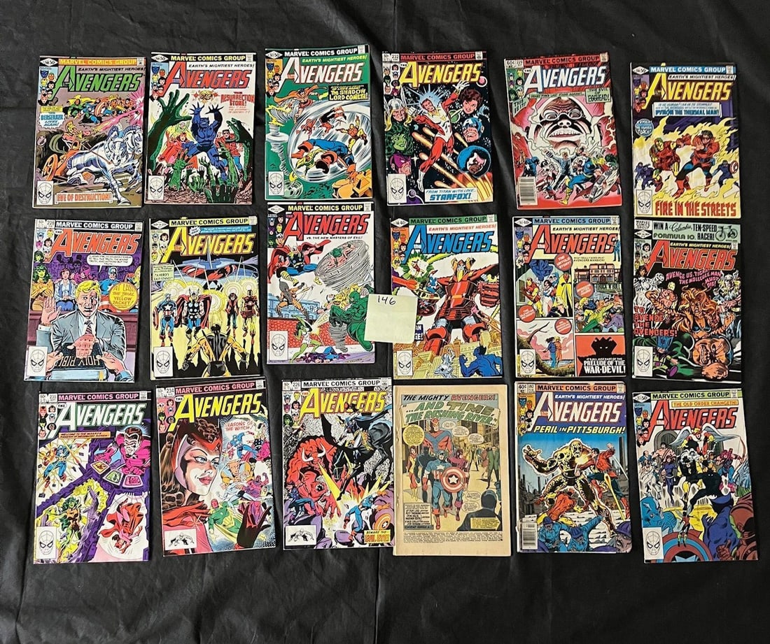 Avengers 1st Series Marvel Copper Age Comics w/Key (1 of 4)