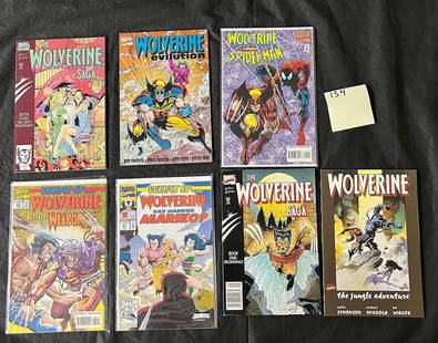 Wolverine Marvel TPBs & one-shot Comic Books: Please look at pictures carefully to determine what you believe are the condition of each lot. We offer in person or virtual previews and we can take additional pictures, or answer questions about any
