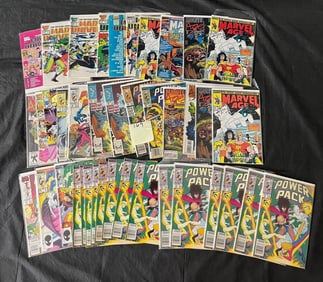 Marvel Age, Power Pack, + Copper Age Comic Books