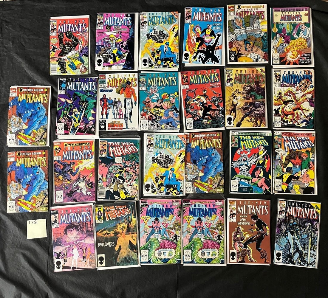 New Mutants Marvel Comics 1st series Comic Books (1 of 5)