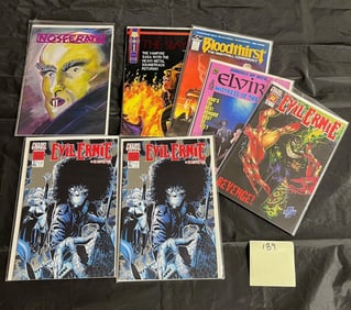 Evil Ernie, Elvira + Indy Horror Comic Books