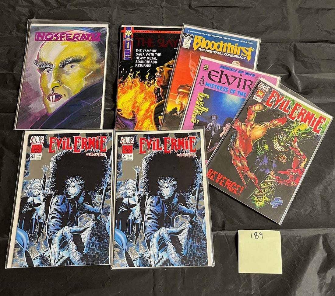 Evil Ernie, Elvira + Indy Horror Comic Books (1 of 1)