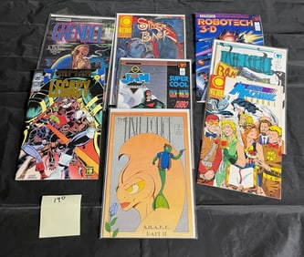 Mix of Indy Comic Books w/Robotech 3-D