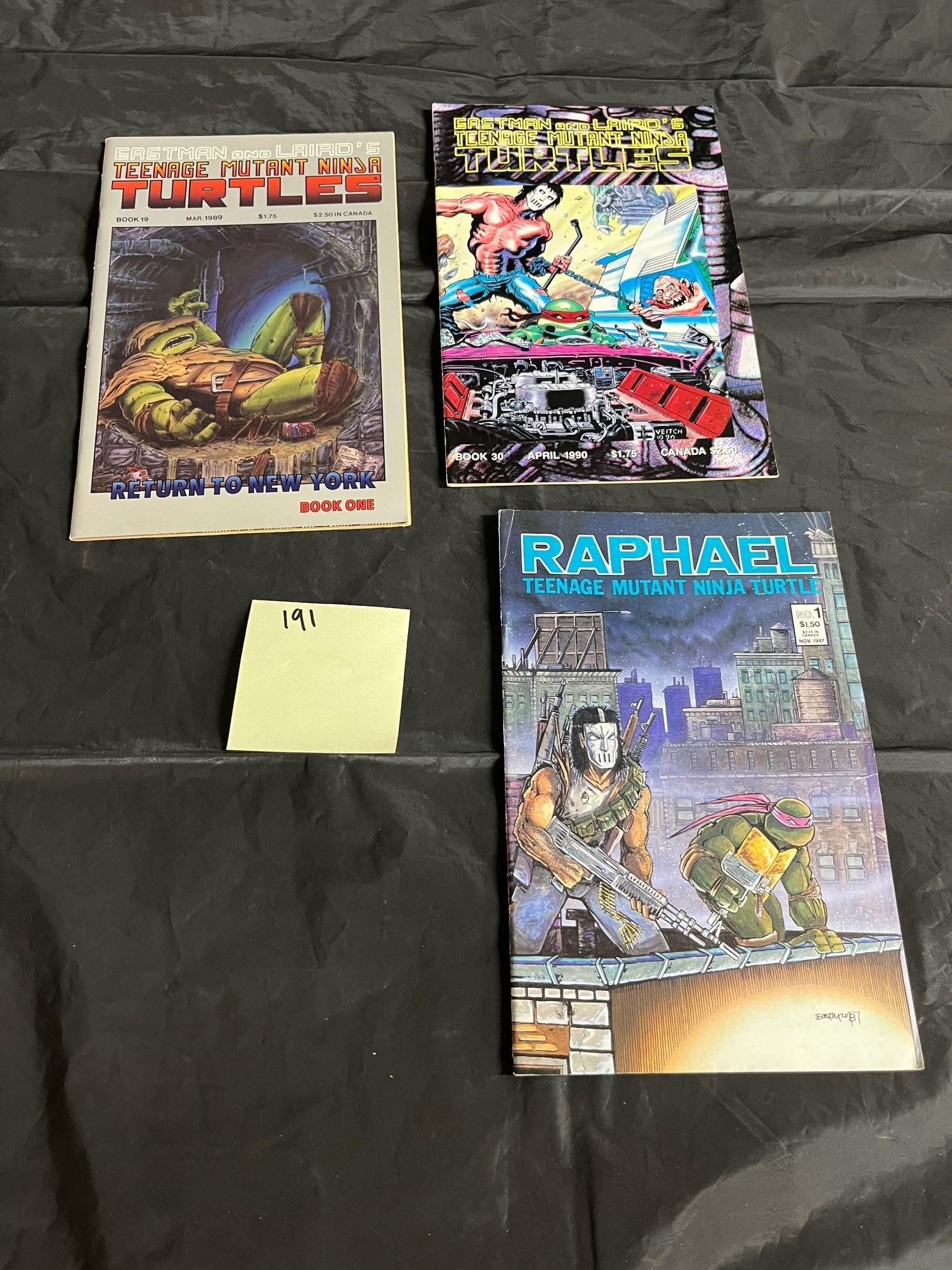 Raphael 1, TMNT 19 & 30 Mirage 1st Series (1 of 2)