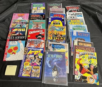 Mix of Independent Publisher Comics w/Guns N Roses