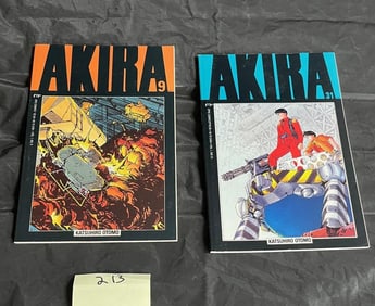 Akira 9 & 31 Newsstand Edition Comic Books