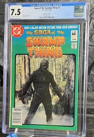 Saga of the Swamp Thing 2 CGC 7.5 Comic Book