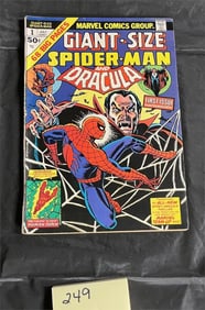 Giant Size Spider-man & Dracula Marvel Comic Book
