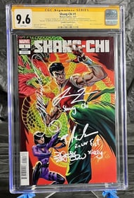 J. Scott Campbell Sign, Sketch, Simu Liu, Cast Sig