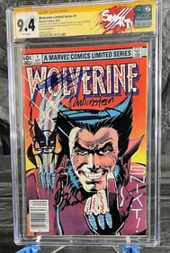 Wolverine 1 Sign, Sketch Miller, Claremont Thomas