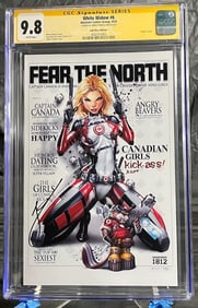 White Widow 6 Signed by Jamie Tyndall CGC SS 9.8