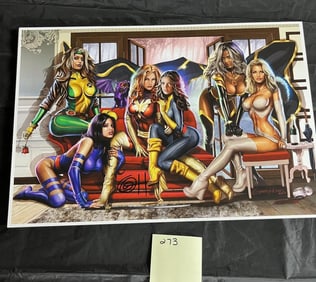 Greg Horn Signed Women of Marvel LE Print