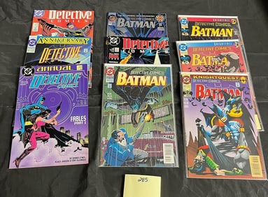 Detective Comics Lot w/ Anniversary Issue & Key