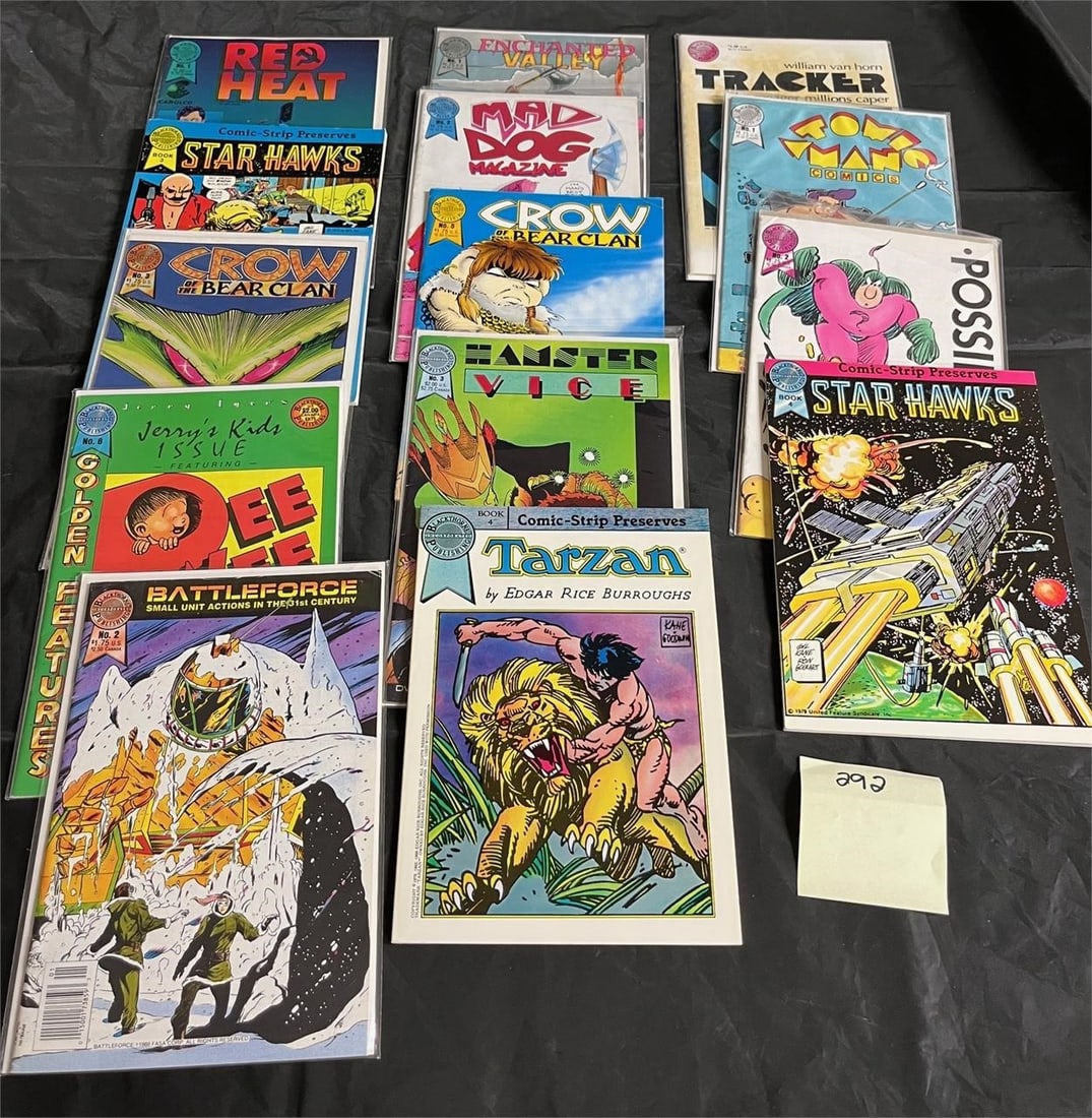 Mix of Independent Publisher Comics w/Hamster Vice: Please look at pictures carefully to determine what you believe are the condition of each lot. We offer in person or virtual previews and we can take additional pictures, or answer questions about any