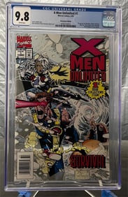 X-men Unlimited 1 Newsstand Edition Comic CGC 9.8
