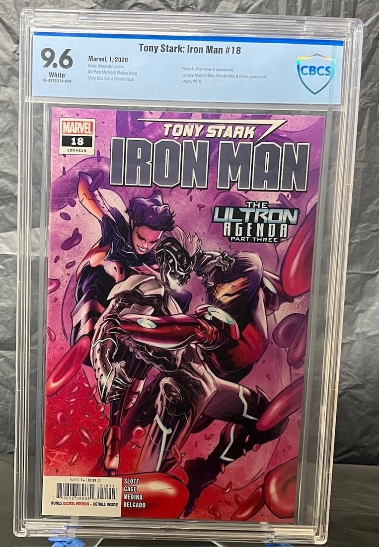 Tony Stark Iron Man 18 CBCS 9.6 Comic Book (1 of 1)