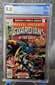 Marvel Presents 10 CGC 9.0 Guardians Comic Book