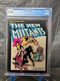 Marvel Graphic Novel 10 1st New Mutants Marvel Key