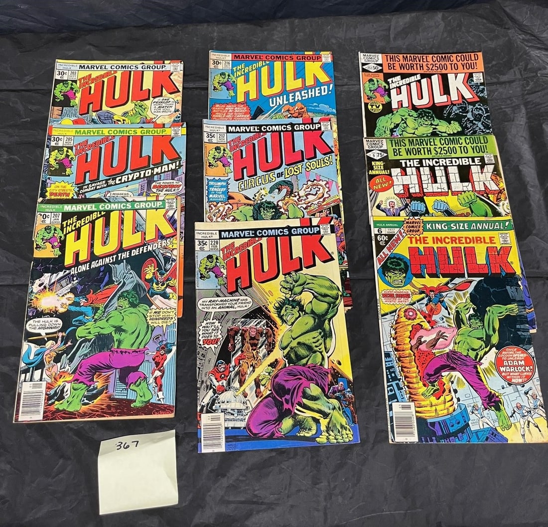 Hulk Bronze Age Comic Books w/Annual #6 (1 of 1)