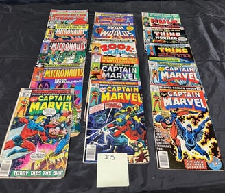 Marvel Bronze Age Comics w/ Captain Marvel