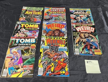Marvel Bronze Age Horror Comics w/Werewolf Dradula