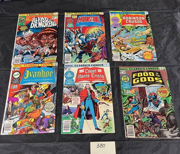 Marvel Classics Comics Bronze Age Adaption Issues: Please look at pictures carefully to determine what you believe are the condition of each lot. We offer in person or virtual previews and we can take additional pictures, or answer questions about any