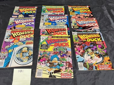Howard the Duck Marvel Bronze Age Lot w/ 1st Kiss