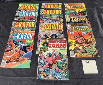 Kazar, Conan, & Tarzan Marvel Bronze Age Comics