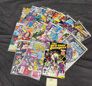 West Coast Avengers Marvel Comic Books w/#1 Issue