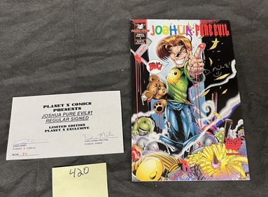 Joshua Pure Evil 1 Signed by D. Miles LE #39