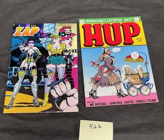 Hup 3 Robert Crumb Art Donald Trump In Comics +