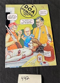 DOA Comics #1 Indy Horror Wrap Around Cover