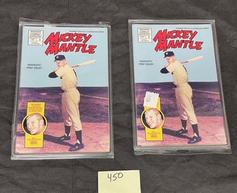 Mickey Mantle Comics Still Sealed