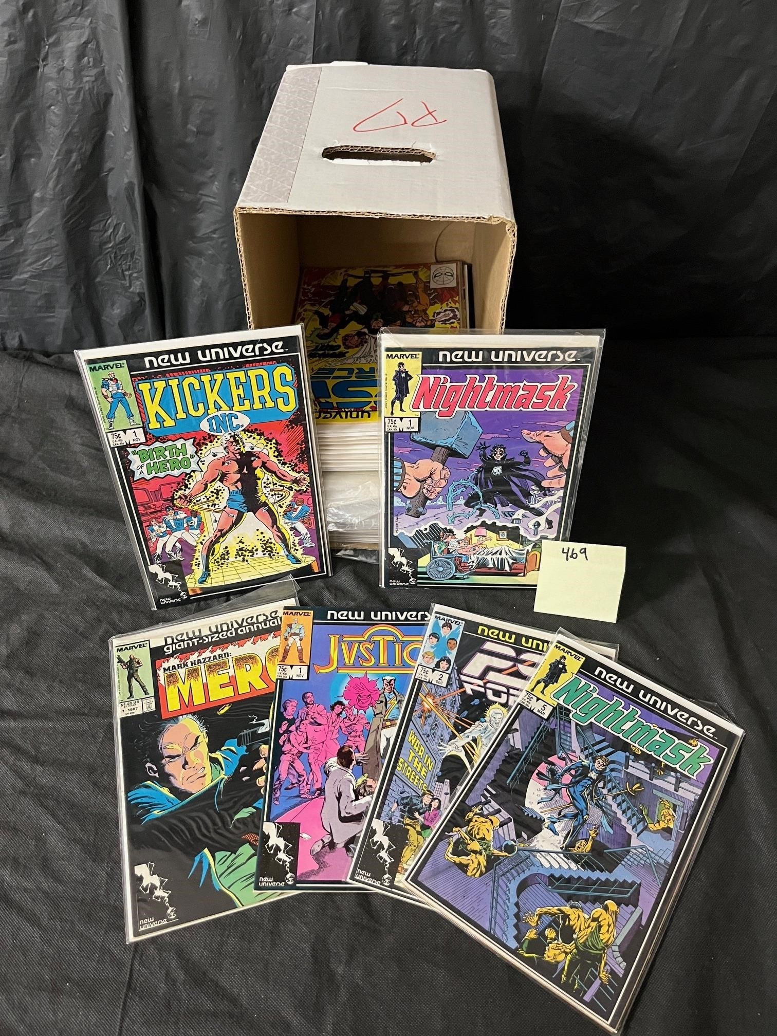 Large Lot of Marvel New Universe Copper Age Comics: Please look at pictures carefully to determine what you believe are the condition of each lot. We offer in person or virtual previews and we can take additional pictures, or answer questions about any