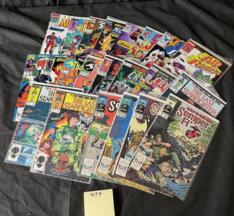 Mix Group of Marvel Comic Books: Please look at pictures carefully to determine what you believe are the condition of each lot. We offer in person or virtual previews and we can take additional pictures, or answer questions about any