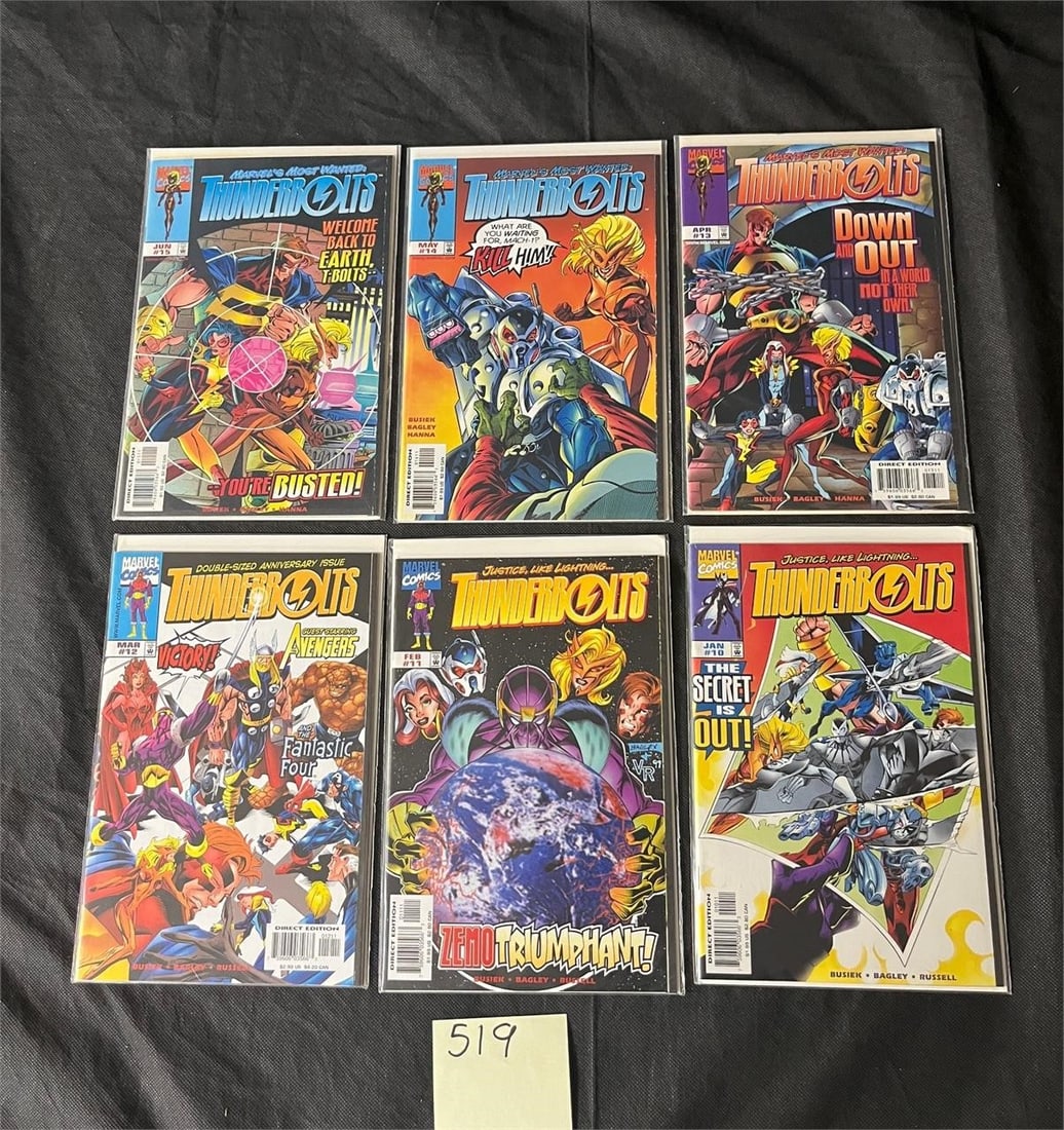 Thunderbolts Marvel Comics 1st Series Lot (1 of 1)