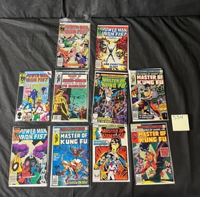 Bronze Age Marvel Comic Books w/ Power Man, +