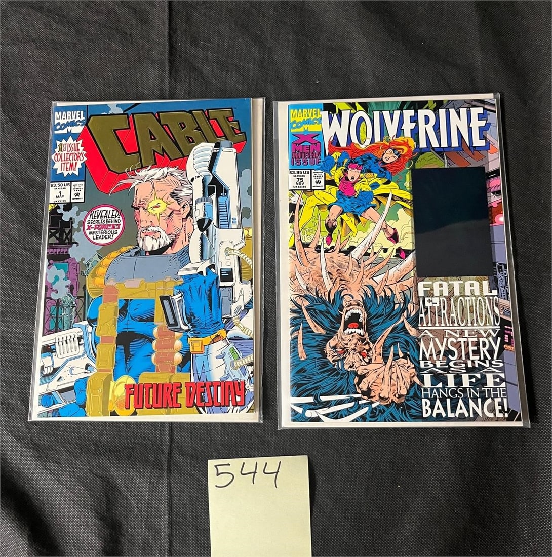 Cable 1, Wolverine 75 Marvel Copper Age Key Comics (1 of 2)