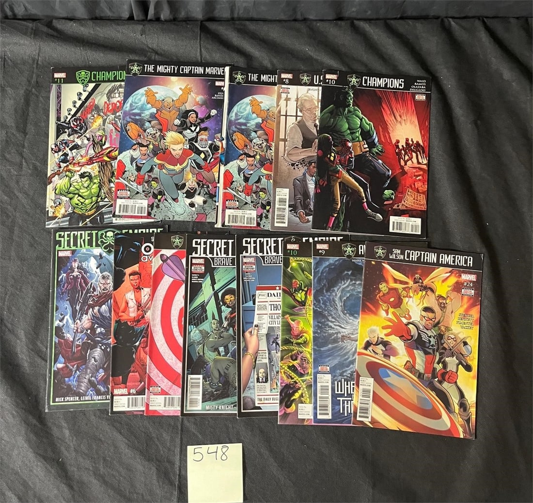 Mix of Modern Age Marvel Comics Secret Empire: Please look at pictures carefully to determine what you believe are the condition of each lot. We offer in person or virtual previews and we can take additional pictures, or answer questions about any