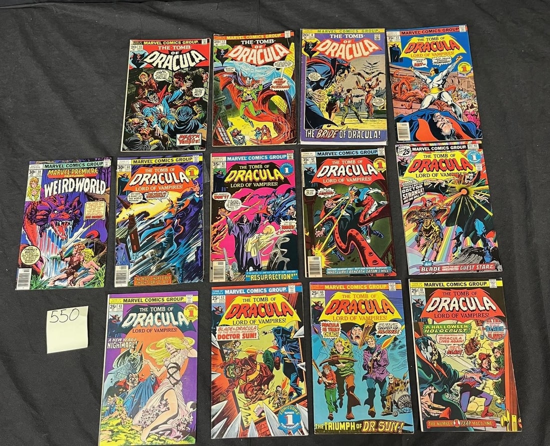 Dracula Marvel Bronze Age Horror Comics + (1 of 2)