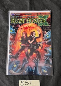 Mike Wolfer Signed Beast Hunter X Comic