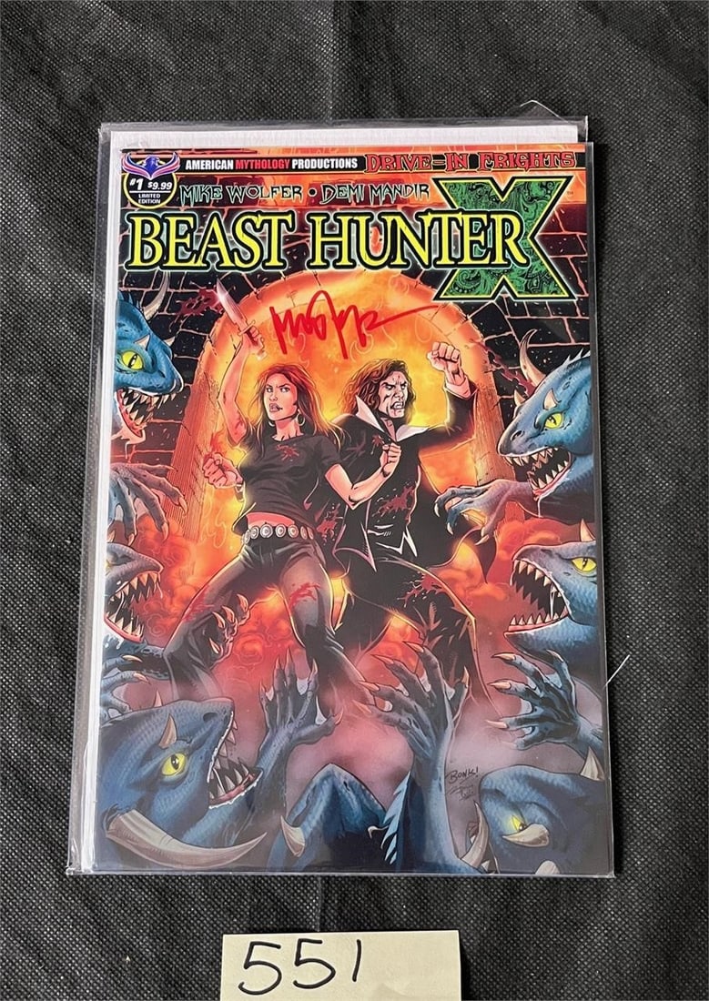Mike Wolfer Signed Beast Hunter X Comic (1 of 3)